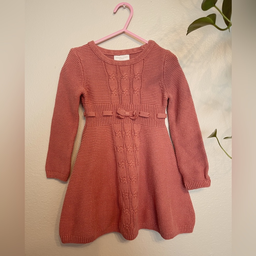 Adriana Vittadini Bambini knit sweater dress